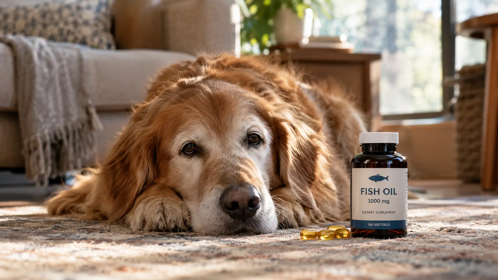 How to Give Fish Oil to a Senior Dog with Nordic Naturals